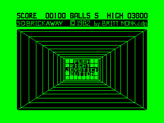 3-D Brickaway intro screenshot