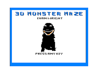 3D Monster Maze intro screen #2