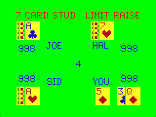 7 Card Stud game screen 2