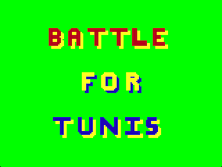 Battle for Tunis intro screen #1