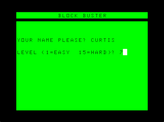 Block Buster game screen #1