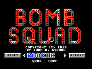 Bomb Squad intro screen