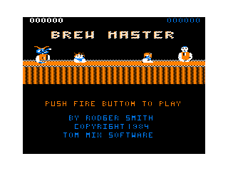 Brew Master intro screen
