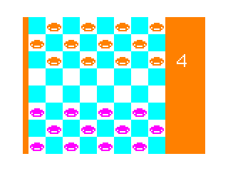 Checker King game screen