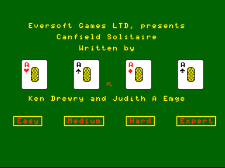 Classic Solitaire Canfield game screen #1