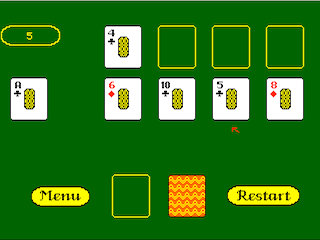 Classic Solitaire Canfield game screen #2