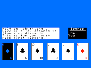 Coco 3 Cribbage game screen #1