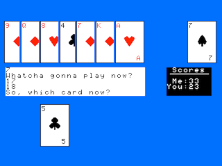Coco 3 Cribbage game screen #3