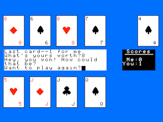 Coco 3 Cribbage game screen #4