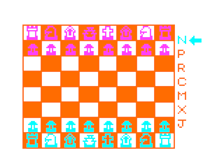 Color Modem Chess game screen #2