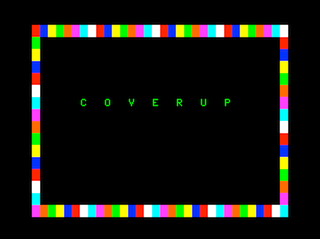 Coverup intro screen #1
