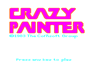Crazy Painter Intro screen #1