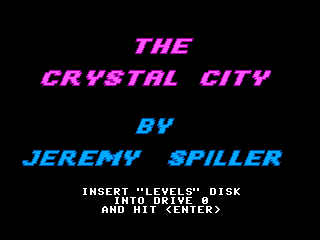 The Crystal City intro screen #1