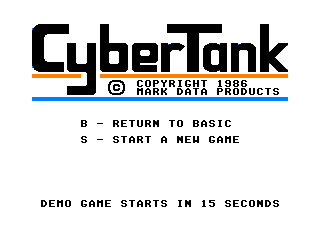 Cyber Tank Intro