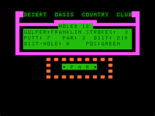 Desert Golf game screen #7