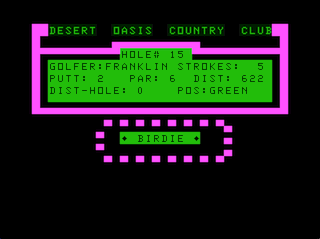 Desert Golf game screen #8