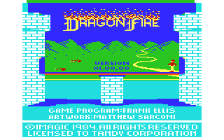 Dragonfire Intro Screen