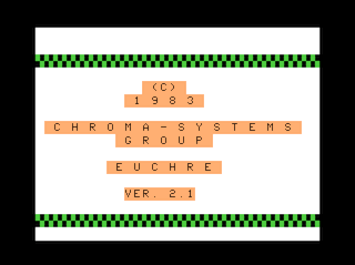 Euchre Intro screen #2