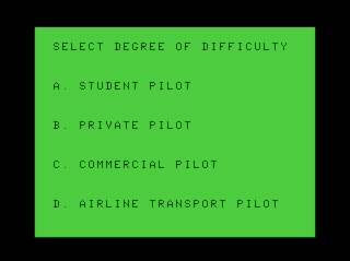 Flight game screen #1