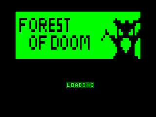 Forest of Doom intro screen #1