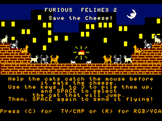 Furious Felines 2 intro screen #2