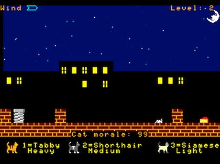 Furious Felines 2 Level 2 game screen