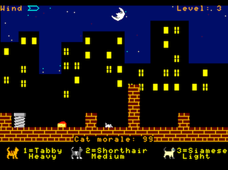 Furious Felines 2 level 3 game screen