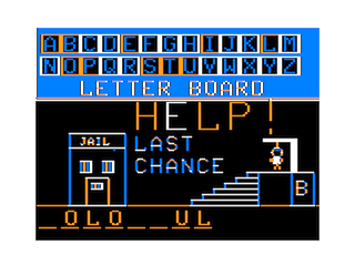Galactic Hangman game screen #1