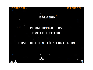 Galagon intro screen
