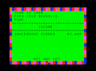 Gangbusters game screen #1