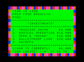 Gangbusters game screen #2