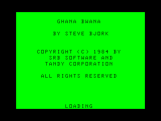 Ghana Bwana intro screen #1