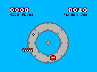Ghost Rush Coco 3 16 color game screen #1
