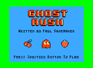 Ghost Rush intro screen Coco 3 alternate #1