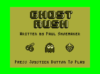 Ghost Rush intro screen Coco 3 alternate #3