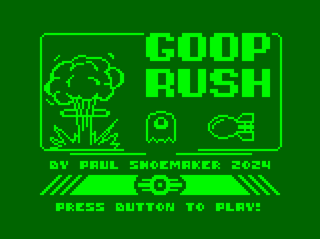 Goop Rush Intro screen 3