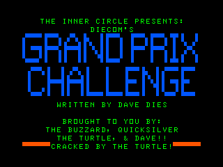 Grand Prix Challenge Intro (hacked)
