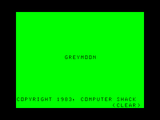 Greymoon intro screen