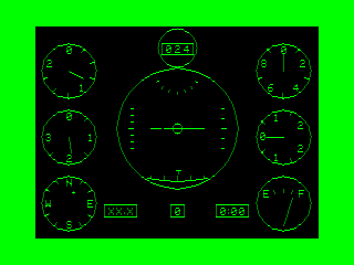 Instrument Flight Simulator screen
