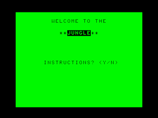 Jungle intro screen #2