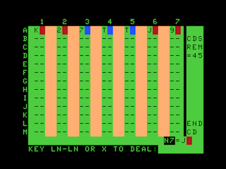 Klondike game screen #2