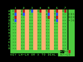 Klondike game screen #3