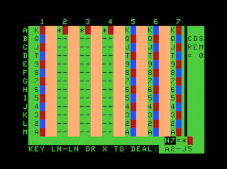 Klondike game screen #4