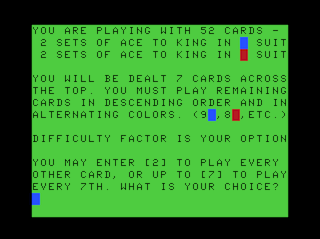 Klondike intro screen #2