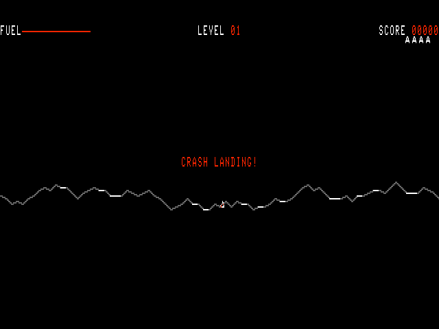 Lander game screen #2