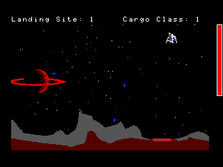 Lunar Lander game screen