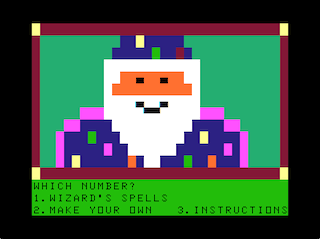 Magic Spells - Scramble Spells menu screen