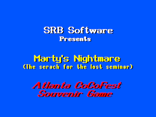 Marty's Nightmare intro screen #2