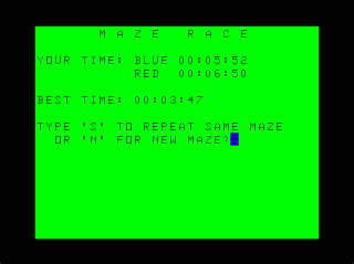 Maze Race game screen #4 (2 players)