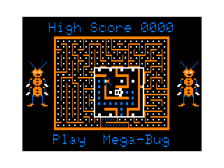 Mega-Bug game screen